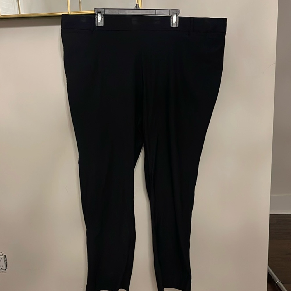 Liz Claiborne Amy Women’s 24W Black Pull On Dress Pants Straight Leg